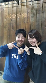 井上舞子さん＆米川早紀さん