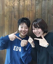 井上舞子さん＆米川早紀さん
