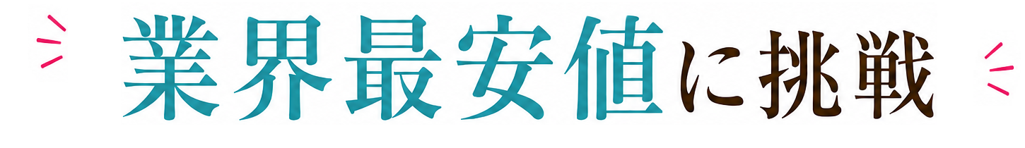 業界最安値の１日体験
