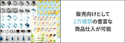 販売向けとして2万種類の豊富な商品仕入が可能